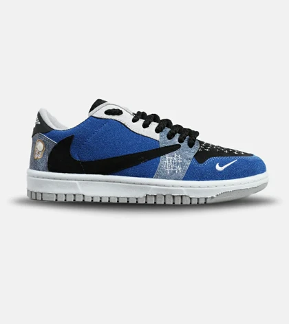 کفش کتانی مردانه آبی مشکی نایک NIKE travis scott