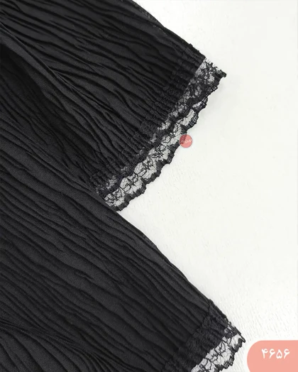 شال پلیسه لبه گیپور 4656