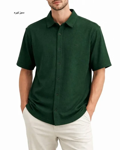 پیراهن مردانه جلو دکمه سپنتا