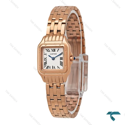 ساعت کارتیه پنته زنانه رزگلد اسمال Cartier-8193-L