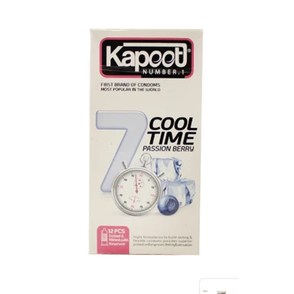 کاندوم کاپوت مدل 7Cool Time بسته 12 عددی