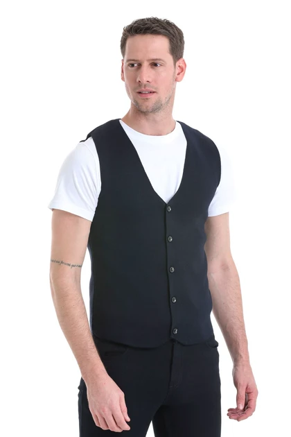 ژاکت کش باف پشمی مردانه hatemoglu