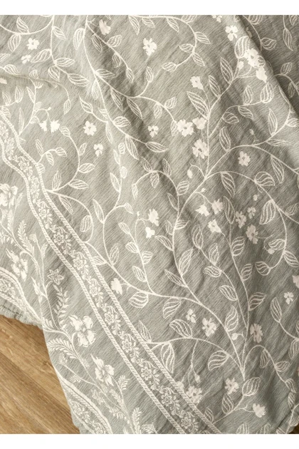 روتختی دو نفره Bella Maison مدل Viora پنبه‌ای - خاکی