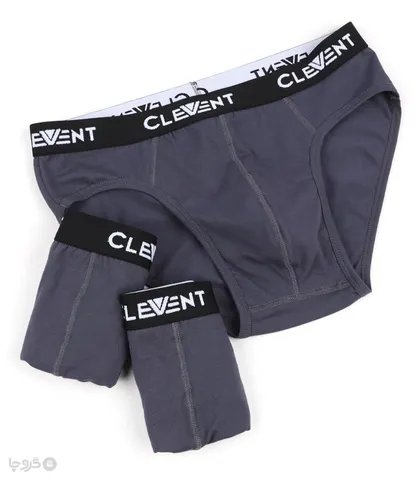 پک شورت مردانه اسلیپ نخی کش از رو Clevent کلونت کد 2108 - بسته 3 عددی