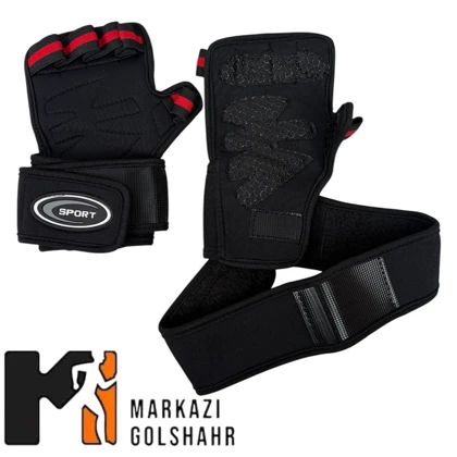دستکش بدنسازی با مچ‌بند کد Y-11