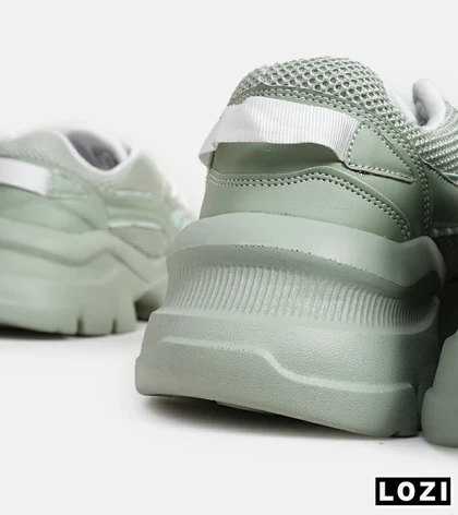 کفش کتانی مردانه سبز BERSHKA