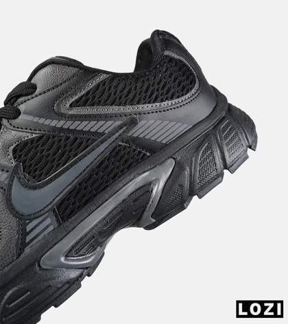 کفش کتانی مردانه و زنانه مشکی خاکستری نایک NIKE v5 RNR مدل 8809