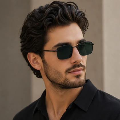 عینک آفتابی لندن لندن مدل LL1220 C04 گان متال - سبز