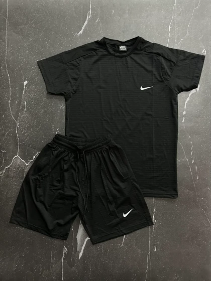 پکیج کد E1151 شامل تیشرت و شلوارک نایکی با 6 رنگ خفن🔥😎