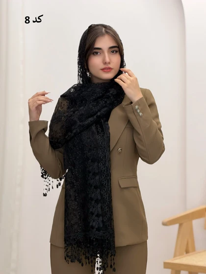 6568-شال وارداتی حریر هلما