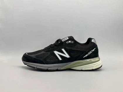 کتانی نیوبالانس 990 مشکی طوسی سبز/New Balance