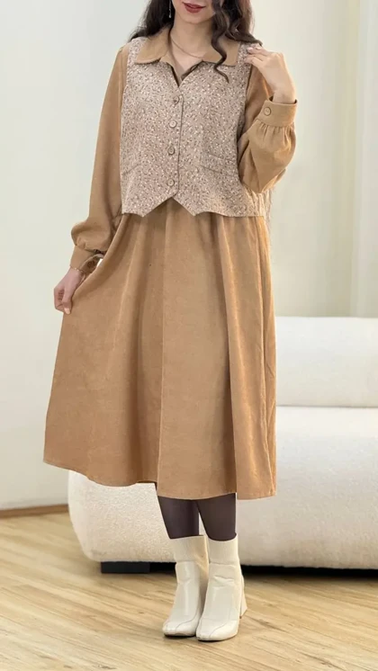 ست دوتیکه گل‌دار