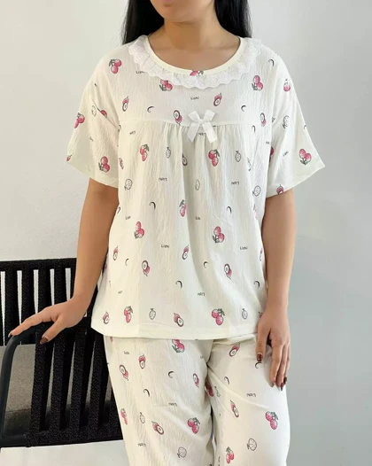ست بلوز و شلوار راحتی کد 5470