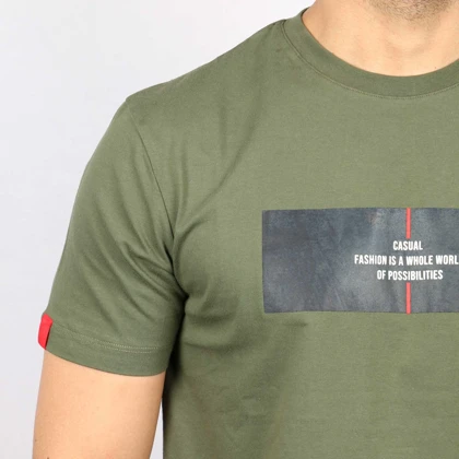 تیشرت آستین کوتاه چاپی مردانه اگزیت مدل 75188160