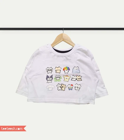 کراپ سفید طرح گربه