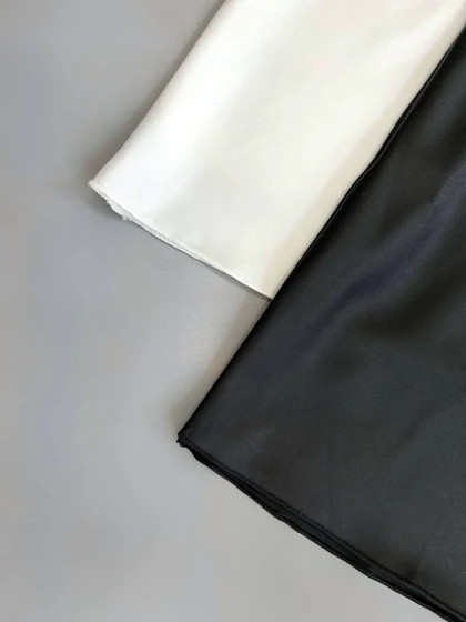 تاپ ساتن بند ضربدری کد 3559