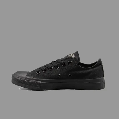 کانورس کلاسیک تمام مشکی ساق کوتاه Converse Classic All Black Lowtop