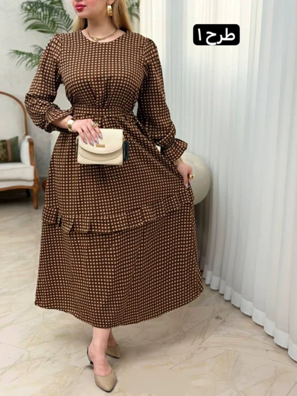 پیراهن کرپ هلنا 3683