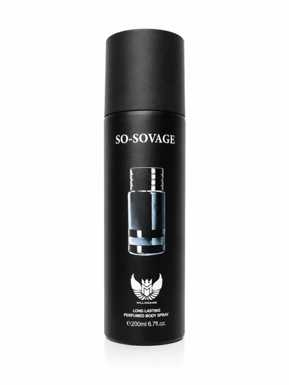 اسپری خوشبوکننده بدن SO-SOVAGE Millionaire حجم 200 میل