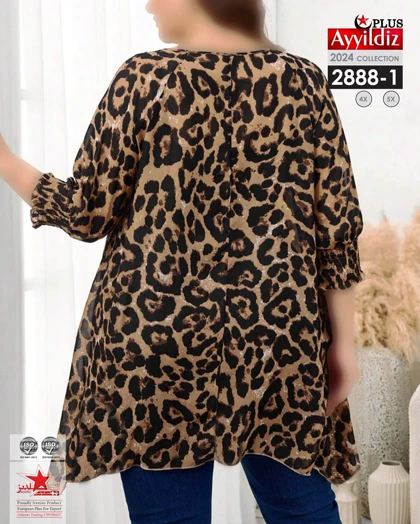 شومیز مجلسی زنانه سایز بزرگ کد 2888