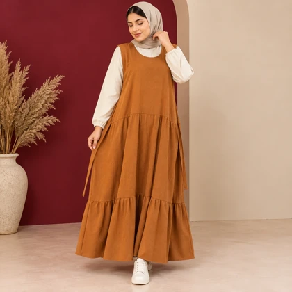 سارافون بلند چین‌دار مدل ماهورا کد 6071