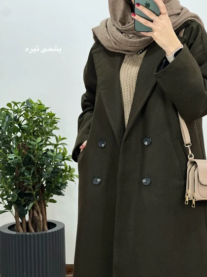 پالتو فوتر بلند آستردار آلبا(ایراد دار)
