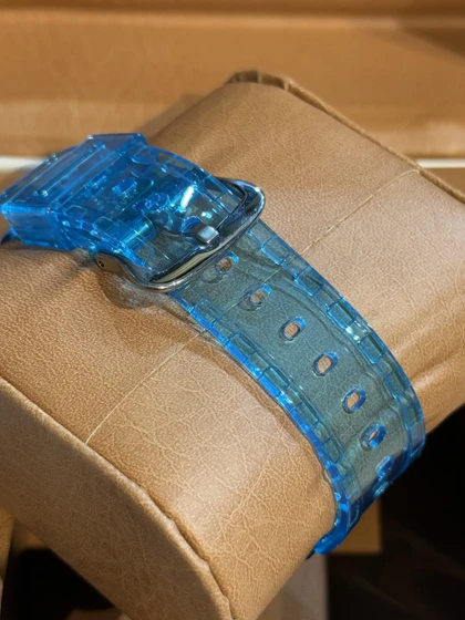 ساعت جی شاک2100 آبی شفاف