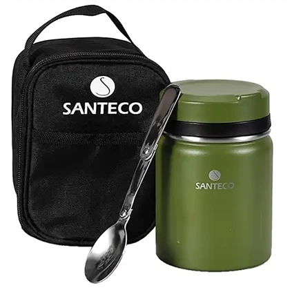 ظرف غذا دو جداره سانتکو Santeco مدل Koge HTH-500-28B ظرفیت 500 میلی لیتر