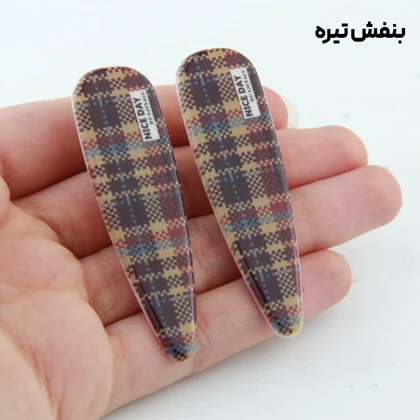 گیره مو دخترانه طرح چارخونه