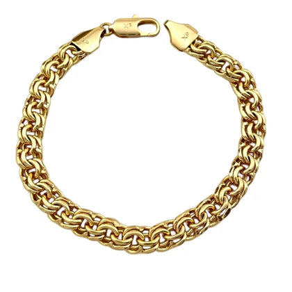 دستبند زنانه طرح طلا ژوپینگ مدل بافت شیک