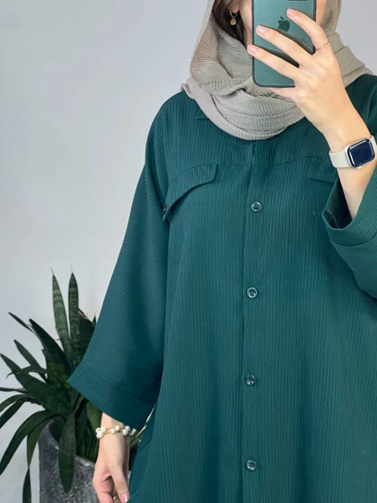 مانتو دکمه دار برکه 7