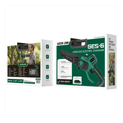 اره زنجیری شارژی گرین لاین مدل Cordless Electric Chainsaw-GES-6