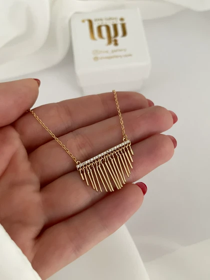 گردنبند ظریف آویزدار ژوپینگ
