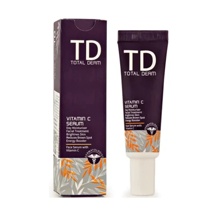سرم روشن کننده ویتامین سی توتال درم 30 میل