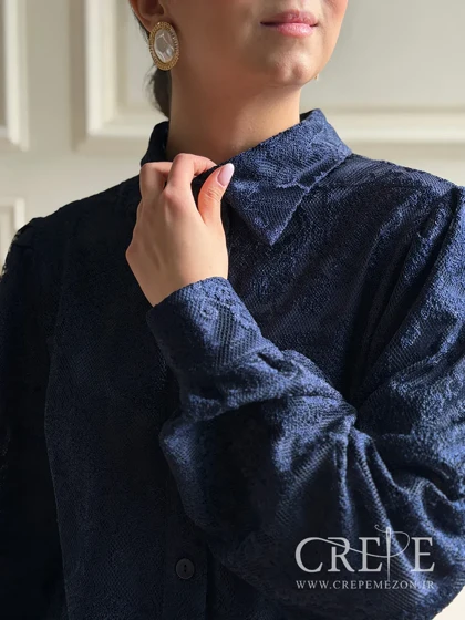 شومیز ساتن گیپور