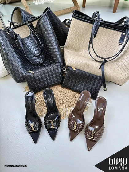 ست کیف دوحالته بلوت و صندل پاشنه سیما لومانا