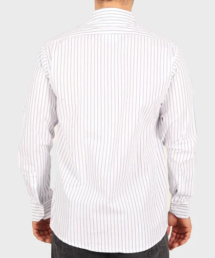 پیراهن مردانه آستین بلند راه راه 0346