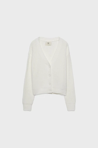 ژاکت کش باف پشمی زنانه اورجینال استرادیواریوس stradivarius