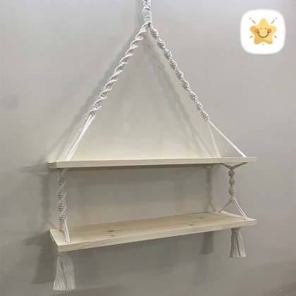 دیوار کوب مکرومه اتاق کودک 2 طبقه