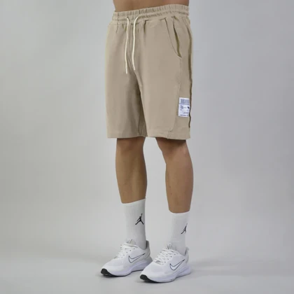 ست تیشرت و شلوارک اسپرت دنیم ور مدل HZ-202 کرم