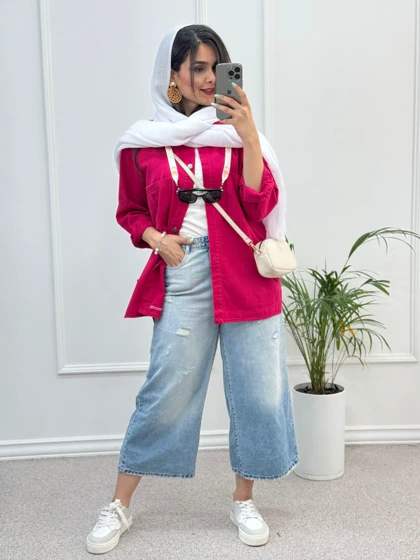 مانتو کتان آیین *