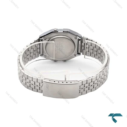 ساعت کاسیو نوستالژی A159WA-N1 مردانه استیل صفحه مشکی Casio-6496-G