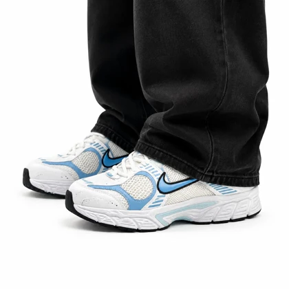 کفش کتانی مردانه رانینگ مدل نایکی V5 سفید آبی Nike V5