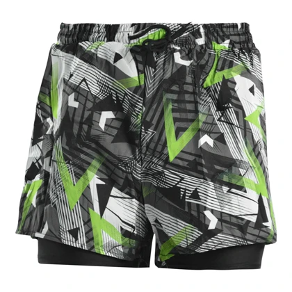 شلوارک کشاله دار ورزشی مردانه مدل 4K1103 سبز