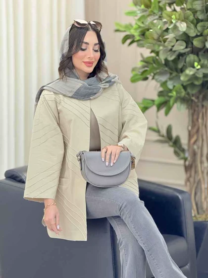 مانتو برش‌دار بغل چاک