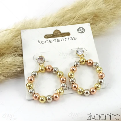 گوشواره ترک طرح ایتالیایی 20101