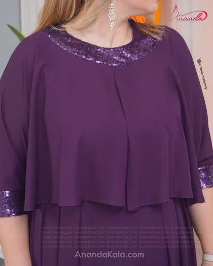 پیراهن بارداری شنل دار پرنیان