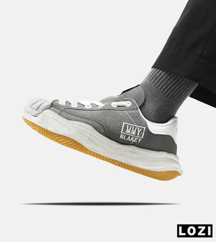 کفش کتانی مردانه خاکستری ADIDAS BLAKEY MMY LOW SNEAKER