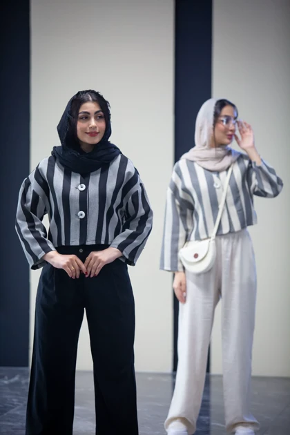 کت کراپ راه راه