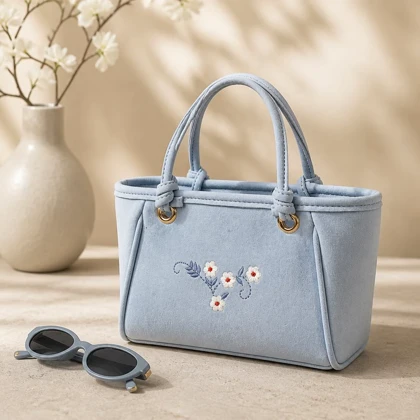 کیف گلذوزی دستی کد 5485